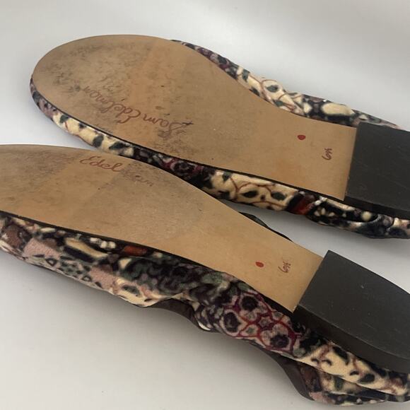 Sam Edelman Felicia Tapestry Print Velvet Ballet Flats - Size 6.5 - Floral Patch - Picture 6 of 6